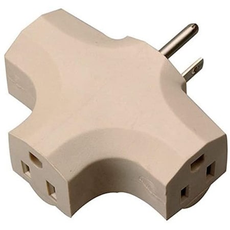 Woods Plug Adapter, Beige, 18 PK 99029723